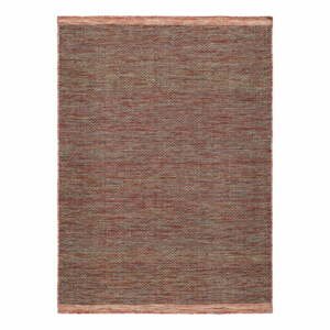 Červený vlnený koberec Universal Kiran Liso, 80 x 150 cm