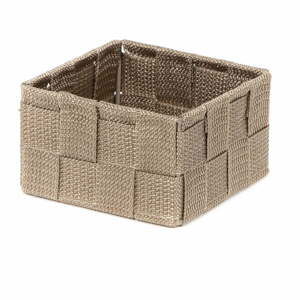 Svetlohnedý kúpeľňový organizér Compactor Stan, 12 x 12 cm