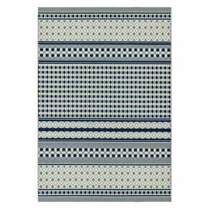 Modro-biely koberec Asiatic Carpets Antibes Geometric, 160 x 230 cm