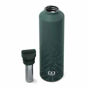 Zelená termoska Monbento Steel Jungle, 360 ml