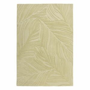 Zelený vlnený koberec Flair Rugs Lino Leaf, 160 x 230 cm
