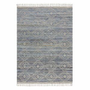 Modrý bavlnený koberec Flair Rugs Lissie, 160 x 230 cm