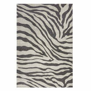 Čierno-sivý koberec Flair Rugs Zebra, 155 x 230 cm