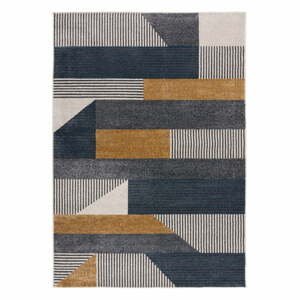 Žlto-modrý koberec Flair Rugs Brix, 160 x 230 cm