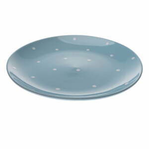 Blankytný modrý keramický tanier Dakls Dottie, ø 20 cm
