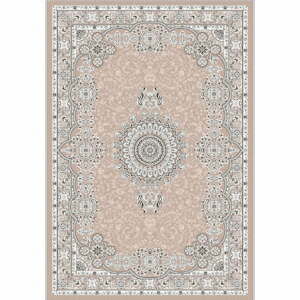 Béžový koberec Vitaus Luka, 50 x 80 cm