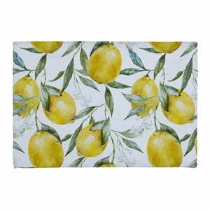 Kúpeľňová predložka Linen Couture Lemons, 60 x 40 cm