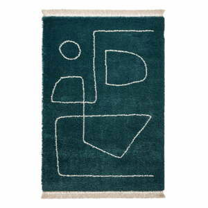 Smaragdovozelený koberec Think Rugs Boho, 160 x 220 cm