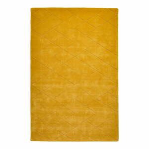 Horčicovožltý vlnený koberec Think Rugs Kasbah, 150 x 230 cm