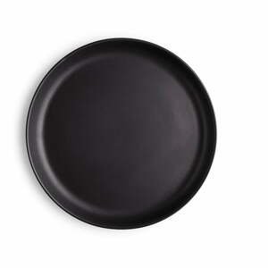 Čierny kameninový tanier Eva Solo Nordic, 21 cm