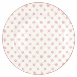 Ružový porcelánový dezertný tanier Green Gate Laurie, ø 20,5 cm