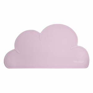 Ružové silikónové prestieranie Kindsgut Cloud, 49 x 27 cm