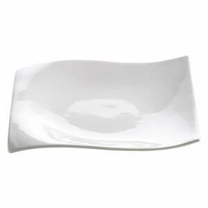 Biely porcelánový dezertný tanier Maxwell & Williams Motion, 18 x 18 cm