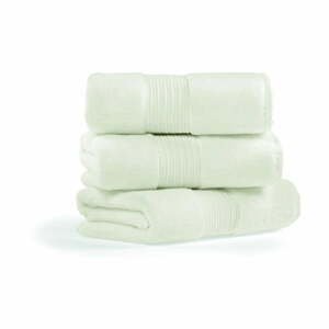 Súprava 3 krémovobielych bavlnených uterákov Foutastic Chicago, 50 x 90 cm