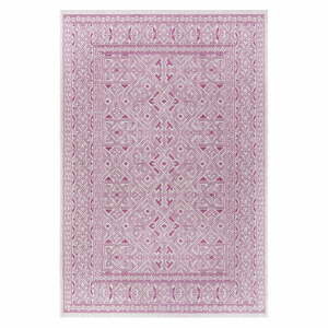 Fialovo-béžový vonkajší koberec NORTHRUGS Cuadrado, 160 x 230 cm