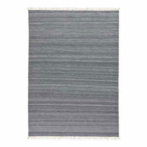 Tmavosivý vonkajší koberec z recyklovaného plastu Universal Liso, 80 x 150 cm