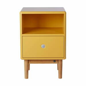 Horčicovožltý nočný stolík Tom Tailor Color Box