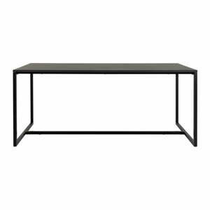 Čierny jedálenský stôl Tenzo Lipp, 180 x 90 cm