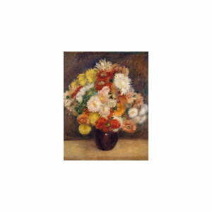 Reprodukcia obrazu Auguste Renoir - Bouquet of Chrysanthemums, 55 x 70 cm