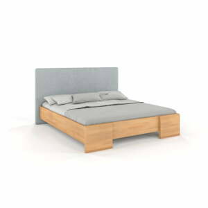 Manželská posteľ z bukového dreva Skandica Hessel, 200 x 200 cm