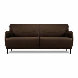 Hnedá kožená pohovka Windsor & Co Sofas Neso, 175 x 90 cm
