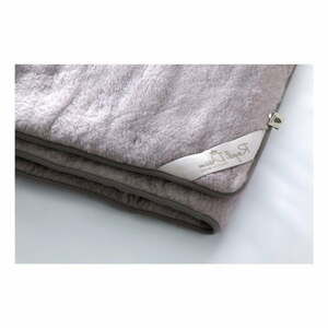 Sivá deka z merino vlny Royal Dream Merino, 160 × 200 cm