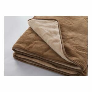Hnedá deka z merino vlny Royal Dream, 140 x 200 cm