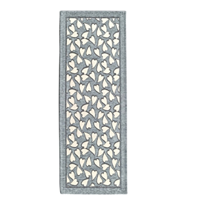 Sivý behúň Floorita Corazon, 55 × 115 cm