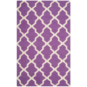 Vlnený koberec Ava Purple, 182x274 cm