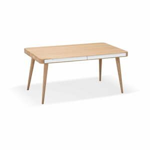 Jedálenský stôl z dubového dreva Gazzda Ena Two, 160 × 90 × 75 cm