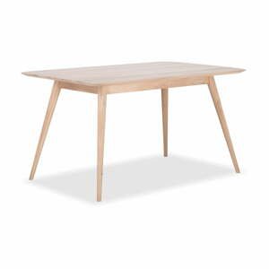 Jedálenský stôl z dubového dreva Gazzda Stafa, 140 x 90 x 75,5 cm