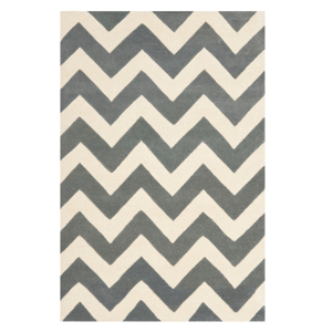 Vlnený koberec Crosby Middle Grey, 121x182 cm