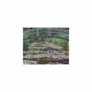 Reprodukcia obrazu Claude Monet - The Japanese Footbridge, 50 × 40 cm