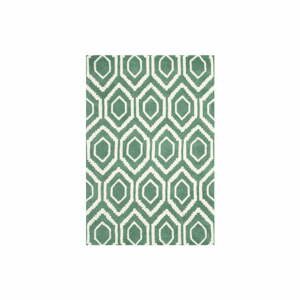 Zelený vlnený koberec Essex 121 × 182 cm