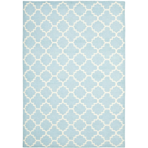 Vlnený koberec Darajen 91x152 cm, svetlo modrý