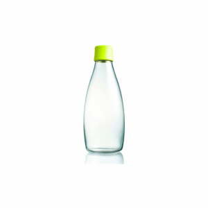 Citrónovožltá sklenená fľaša ReTap s doživotnou zárukou, 800 ml