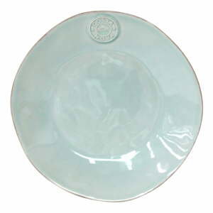 Tyrkysovomodrý kameninový dezertný tanier Ego Dekor Nova, ⌀ 21 cm