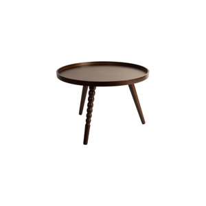 Konferenčný stolík v orechovom dekore Dutchbone, ⌀ 58,5 cm