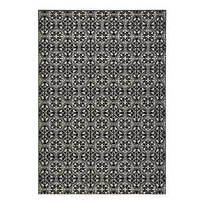 Čierny koberec Hanse Home Gloria Pattern, 80 x 200 cm