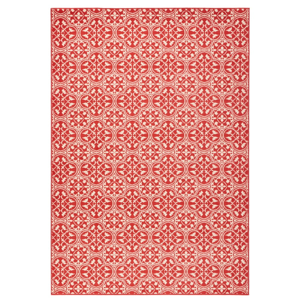 Červený koberec Hanse Home Gloria Pattern, 80 x 300 cm