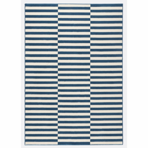 Modro-biely koberec Hanse Home Gloria Panel, 200 x 290 cm