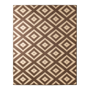 Hnedý koberec Hanse Home Hamleti Diamond Brown, 200 × 290 cm