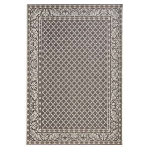 Sivo-krémový vonkajší koberec NORTHRUGS Royal, 160 x 230 cm