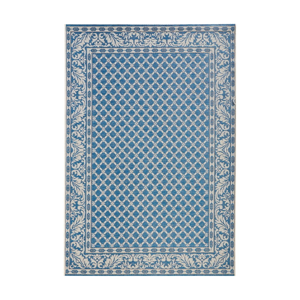 Modro-krémový vonkajší koberec Bougari Royal, 115 x 165 cm