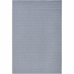 Modrý vonkajší koberec NORTHRUGS Coin, 80 x 150 cm