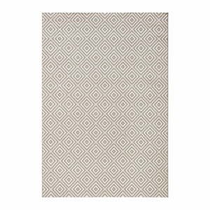 Sivý vonkajší koberec Bougari Karo, 200 × 290 cm