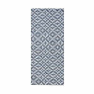 Modrý koberec vhodný aj do exteriéru Bougari Karo, 80 × 150 cm