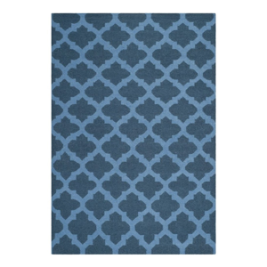 Vlnený koberec Safavieh Salé, 152 x 243 cm, modrý