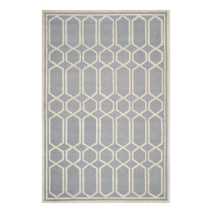 Sivý vlnený koberec Safavieh Olivia, 182 x 274 cm