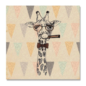 Obraz Really Nice Things Giraffe, 50 × 50 cm